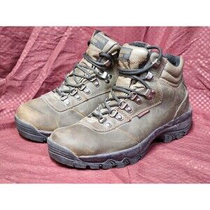 Outdoor Gear Men's Saratoga Size 8.5 Hiking Boots, Brown Leather Pre Owned